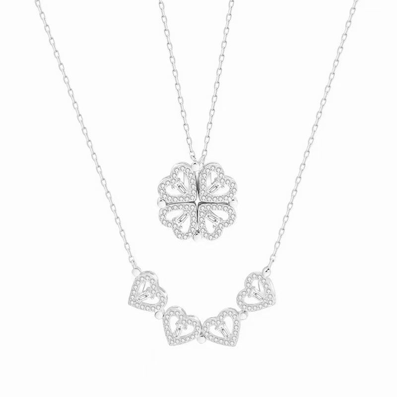 Heart-Flower Necklace