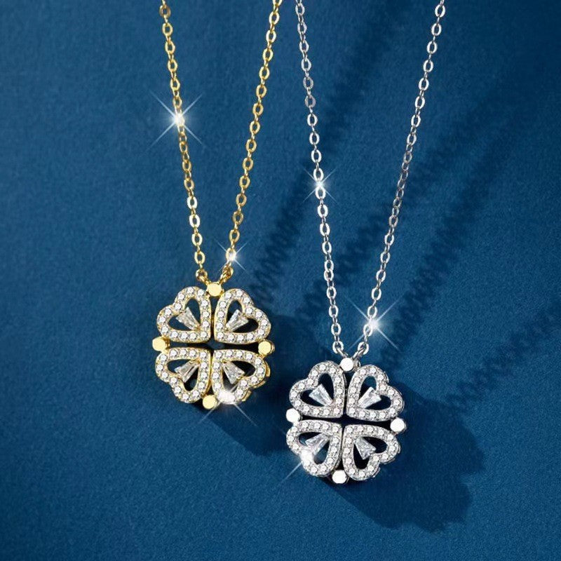 Heart-Flower Necklace