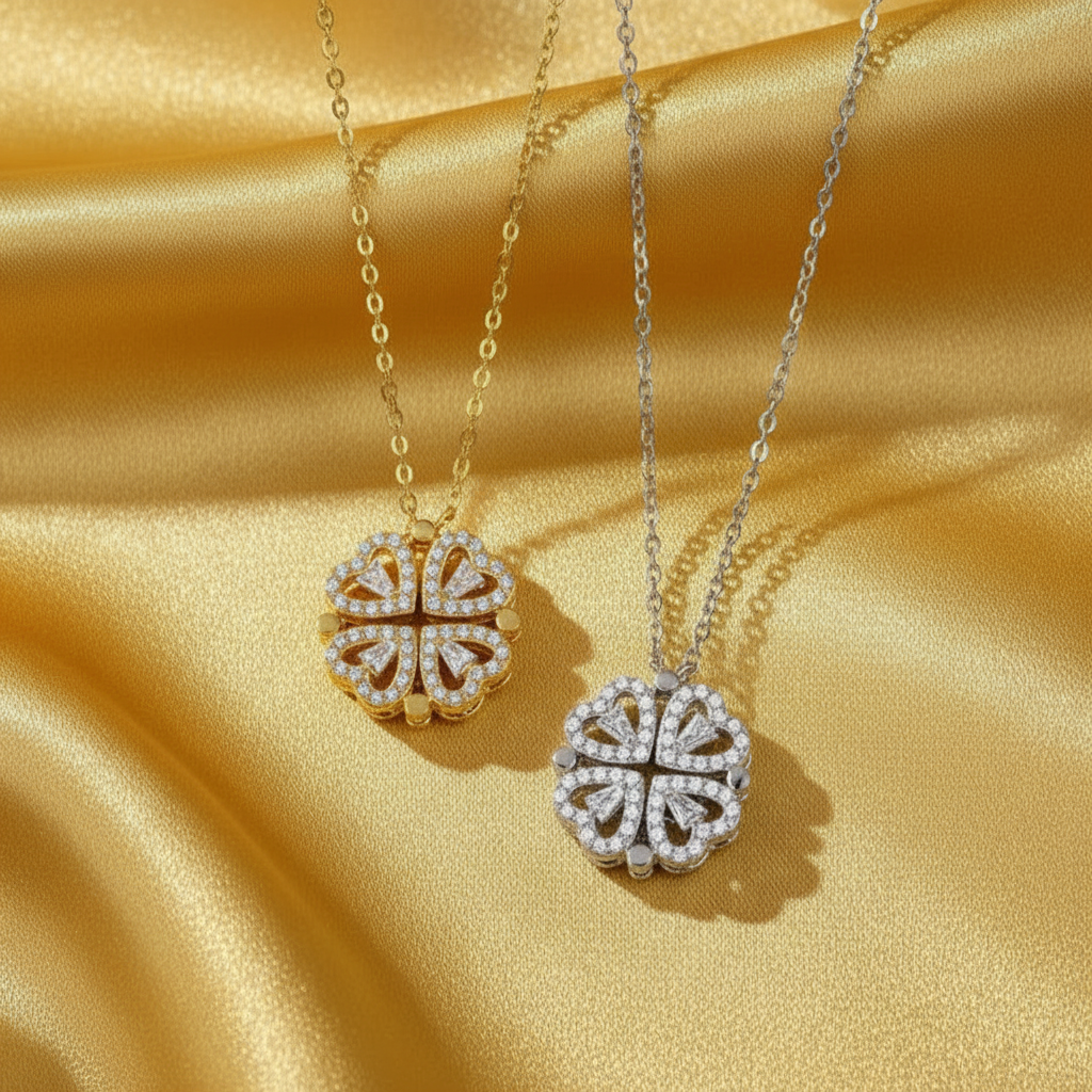 Heart-Flower Necklace